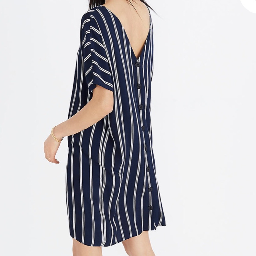 Madewell Striped Plaza Dress